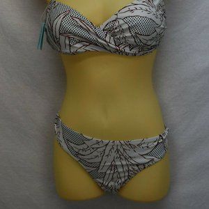 Cupshe Bandeau Bikini Swimsuit Set Size L